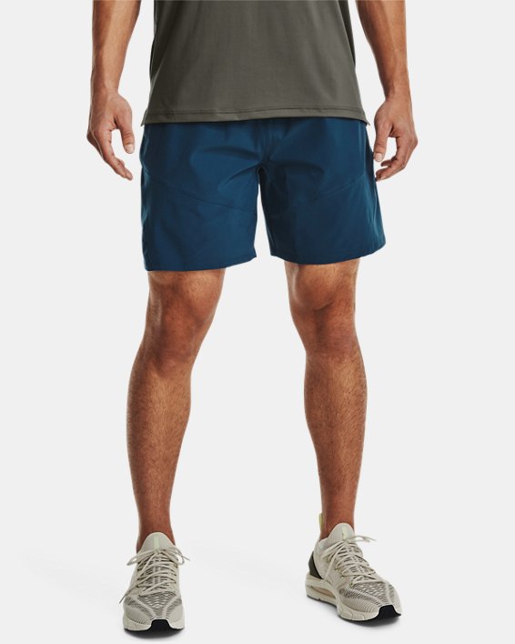 Men's UA Woven 7" Shorts, Blue, pdpMainDesktop image number 0
